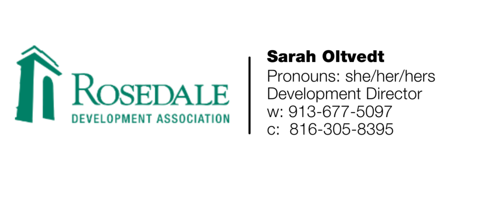 RDA staff email signature Sarah Oltvedt